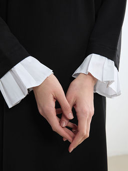 Bisiklet Yaka Sweat Elbise