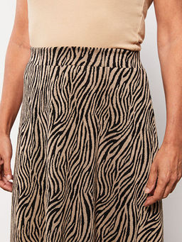 Beli Lastikli Desenli Ponte Kad?n Klo? Etek