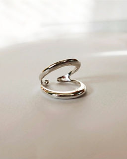 Кольцо с белым серебрением - Vel vett фото 4