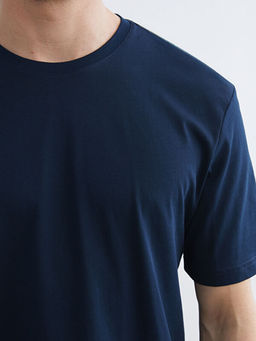 Bisiklet Yaka Penye Erkek Ti??rt