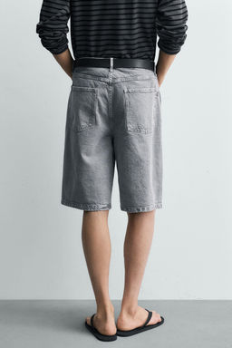 BERMUDA BAGGY FIT / Azul lavado