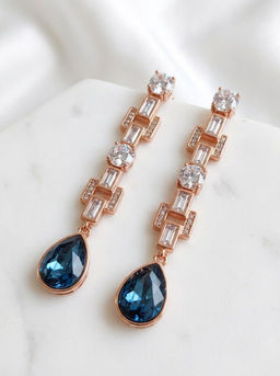 Серьги с кристаллами Swarovski