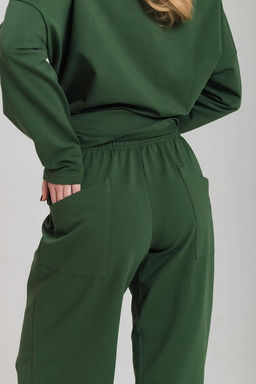 Костюм толстовка и брюки М326010х хаки - Елена фото 6