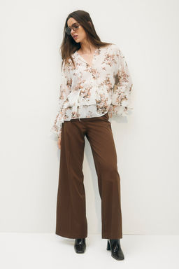 Pantalon de vestir amplio - H&m фото 3