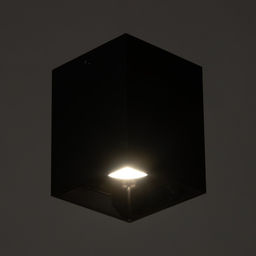 Светильник «Кубик» LED 4000К 10 Вт DIM220 черный кофе 7.5×7.5×9.5 см