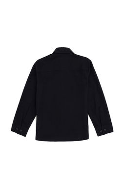 Черная базовая рубашка с длинным рукавом для мальчика - U.s. polo assn фото 2