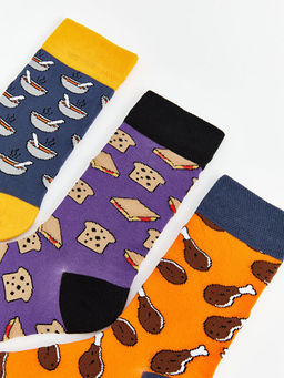 Desenli Erkek Soket ?orap 5li