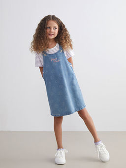 Minnie Mouse Nak??l? K?z ?ocuk Jean Elbise