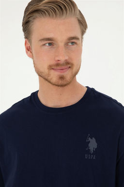 Мужская темно-синяя футболка Неожиданная скидка в корзине - U.s. polo assn фото 2