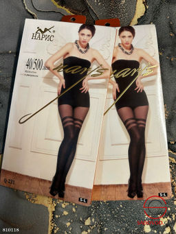 Колготки женский (имитация чулков) - Bruno фото 3