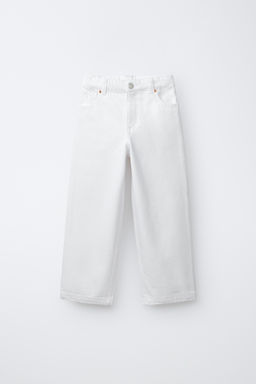 JEANS RELAXED BAGGY / Blanco - Zara фото 2