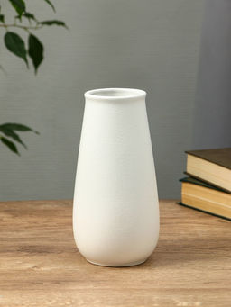 Ваза Шерон, классика, 19.5?9.5?7 см, керамика, белая