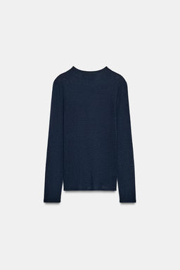 EXTRA FINE WOOL AND SILK TOP - Zara фото 4
