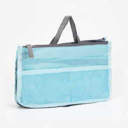 Косметичка-органайзер на молниях, цвет голубой - Simaland фото 10