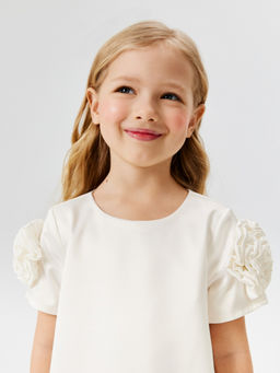 ACOOLA / Платье детское для девочек Roze белый  фото 7