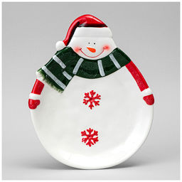 Блюдо сервировочное коллекция "Christmas holidays" 25,5*20*3,5 см 230-506 /АРТИ-М/