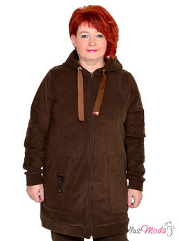 Толстовка Модель №1442 размеры 44-84 - Plusmoda фото 3