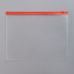 Набор папок-конвертов на ZIP-молнии A5, 150 мкм, Calligrata, прозрачные, 10 штук, МИКС