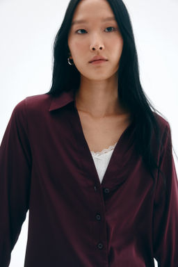 Blusa con escote de pico - H&m фото 11