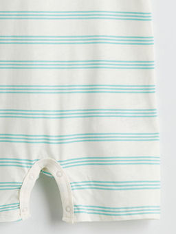 ?izgili Erkek Bebek Penye Tulum