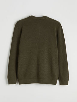 Bisiklet Yaka Erkek Triko Kazak