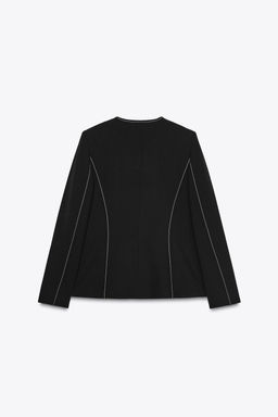 TRIM DETAIL BLAZER - Zara фото 7