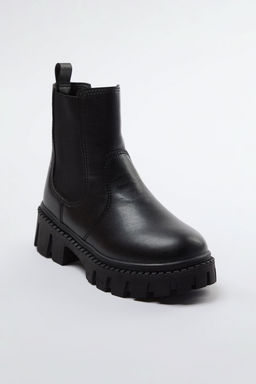 Trendyol Shoes Siyah Lastikli Buyuk K?z Cocuk Chealsea Kids Bot TAKAW25BO00039 - Trendyolmilla фото 5