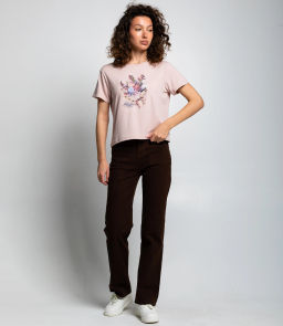 Футболка #КТ511 (5), пудровый - Dommod фото 4