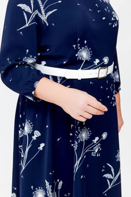 Блуза Swallow 803.2 черный+серебряный узор фото 930