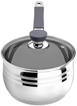 Сотейник LARA (нерж) серия MERCURY 16x7.5см,2.1л,капсулированное индукционное дно (LR03-47)