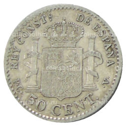 50 сентимо 1910 года Испания