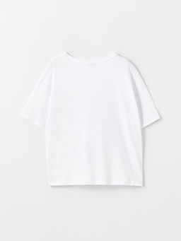 Bisiklet Yaka K?z ?ocuk Ti??rt