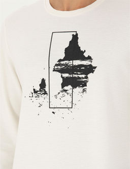 Ekru Regular Fit Sweatshirt - Pierre cardin фото 7