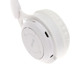 Наушники детские, беспроводные, накладные, с ушками зайца, Y08R, Bluetooth 5.1, с микрофоном, с подсветкой, 400 мАч, белые