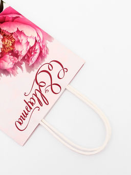 Цена за 3 шт. Пакет подарочный крафтовый «С 8 Марта!» 15×8×21 см