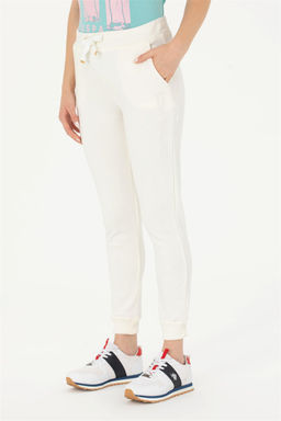 Женские спортивные штаны цвета экрю - U.s. polo assn фото 8