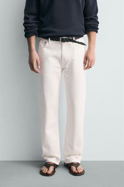 JEANS STRAIGHT FIT / Blanco - Zara фото 2