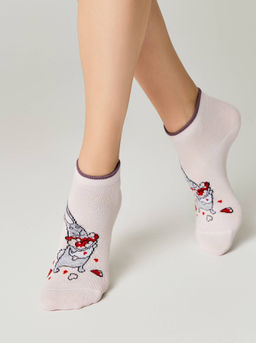 Цена за 2 пары Носки короткие Conte Elegant, СВ.РОЗОВЫЙ  фото 3