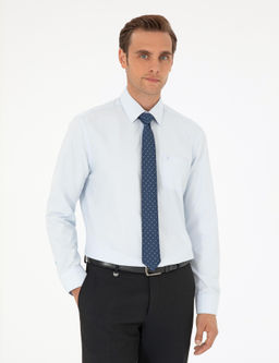 A__k Mavi Regular Fit Uzun Kollu Basic G_mlek