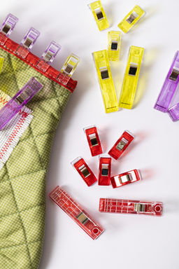 Gamma QC-02 Клипсы для фиксации сталь пластик 2.6 см 10 шт в блистере