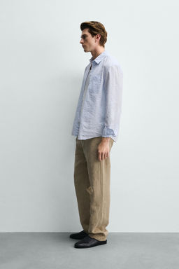 CAMISA REGULAR FIT RAYAS / rayas - Zara фото 4