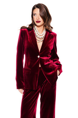 костюм женский 2-х предметный (жакет + брюки) - Elletto фото 5