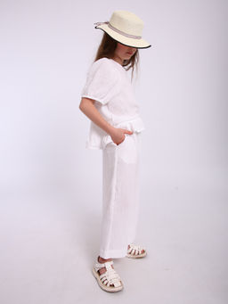 Костюм Пикми муслин белый, КМ-196-3 - От егорки до егора фото 2