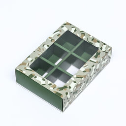 Цена за 2 шт. Коробка для конфет 6 шт. 23 Февраля 13.7?9.8?3.8 см