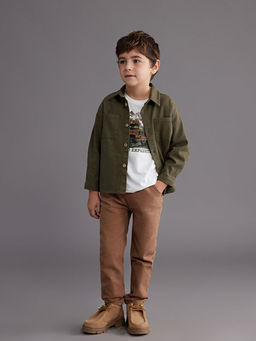 Erkek ?ocuk G?mlek ve Ti??rt Tak?m 2li