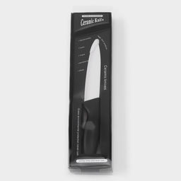 Нож керамический Доляна Тень, лезвие 10,5 см, цвет чёрный  фото 4