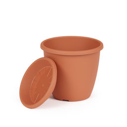 Горшок цветочный Афина 1,1 л с поддоном, арт. А(М6478),(М6488) - Альт-пласт фото 4