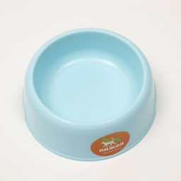 Миска пластиковая для животных, 210 мл, 13,7 х 4,6 см, голубая - Пижон фото 2
