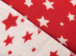 Одеяло байковое жаккардовое в/уп 100*140 цв красный (Россия)