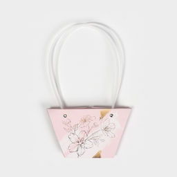 Пакет влагостойкий для цветов Нежность, 20?12?12 см